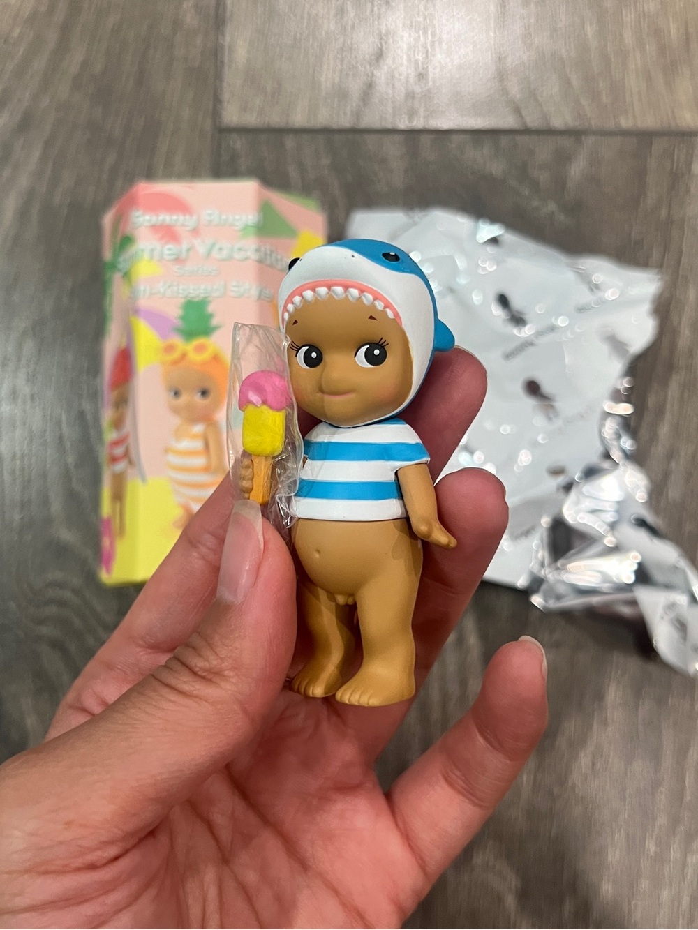 Brand NEW Sonny Angel Summer Vacation Series Mini Figure - shark
